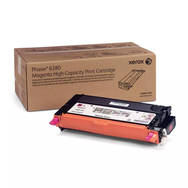 Xerox 106R01393 Original Tonerpatrone Magenta für Phaser 6280 Serie