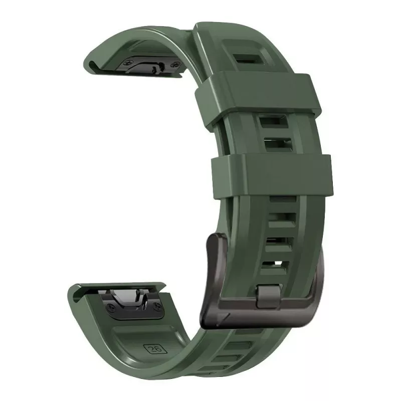 TECH-PROTECT ICONBAND Garmin Fenix 5 / 6 / 6 Pro / 7 Army Green Silicone Strap