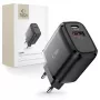 TECH-PROTECT C20W 2-Port Netzwerkladegerät PD20W/QC3.0 Schwarz