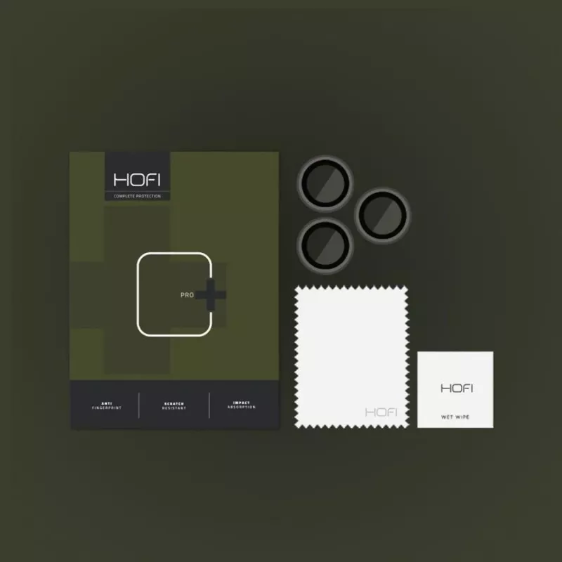 HOFI CamRing Pro+ Kameraobjektivschutz für iPhone 14 Pro / 14 Pro Max, Schwarz