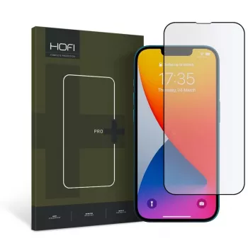 HOFI Glass Pro+ Tempered Glass Screen Protector für Apple iPhone 13 / 13 Pro / 14, Schwarz