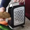 Microplane 4-seitige Kastenreibe Fein/Extra Grob/Band/Schneider Schwarz