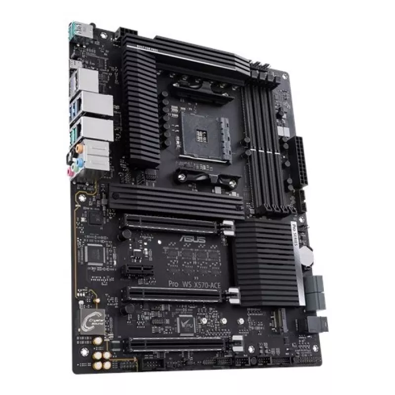ASUS Pro WS X570-ACE Workstation-Mainboard - AMD AM4 - DDR4 - ATX - Dual Gigabit LAN