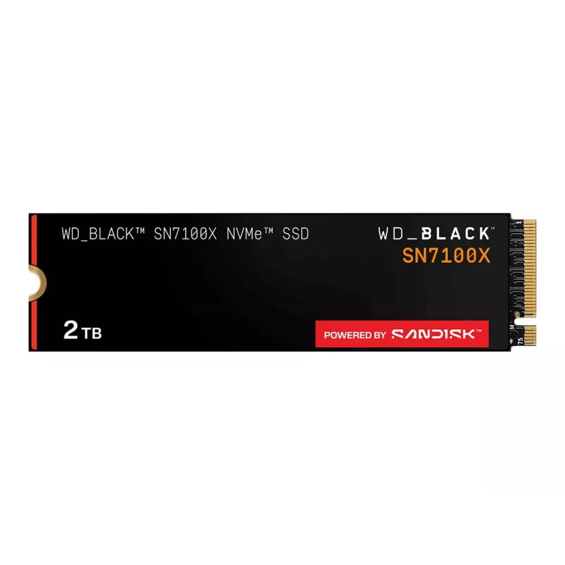 WD WD_BLACK SN7100X - SSD - 2 TB - Intern - M.2 2280 - PCI Express 5.0 x4 (NVMe)
