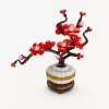 Mould King Plum Blossom Botanical 24120 Building Block Set (393 Teile)