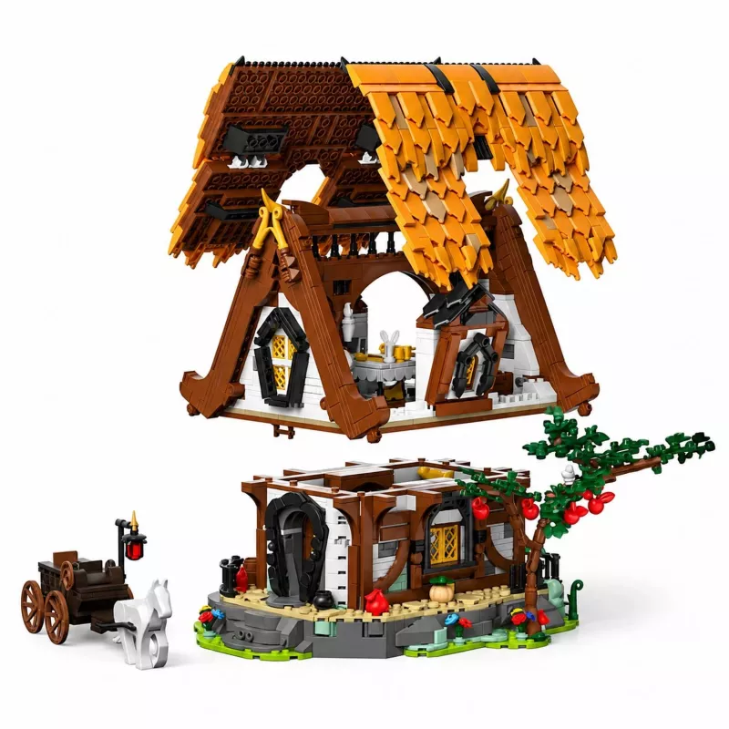 Mould King Medieval World Log Cabin 16054 Bausteine-Set (2192 Teile)