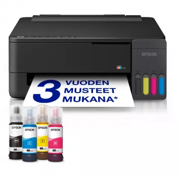 Epson EcoTank ET-1910 Multifunktions-Tintenstrahldrucker - Farbe - Drucken, Scannen, Kopieren - A4, Legal - Bis zu 11 Seiten/Min. Druck - 100-Blatt-Zufuhr - Wi-Fi