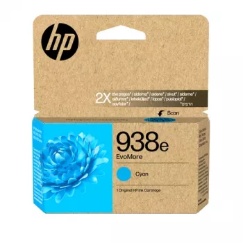 HP 938e EvoMore Original Tintenpatrone - Cyan - 20 ml - Standard Yield - 1 Pack
