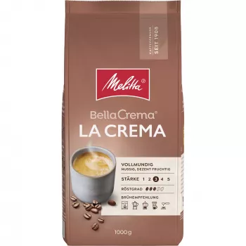 Melitta BellaCrema Café LaCrema Kaffee ganze Bohnen 1 kg
