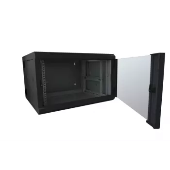 ALLNET SMB6609 9U 19 inch Wandmontage-Netzwerkschrank 600mm Tiefe Schwarz