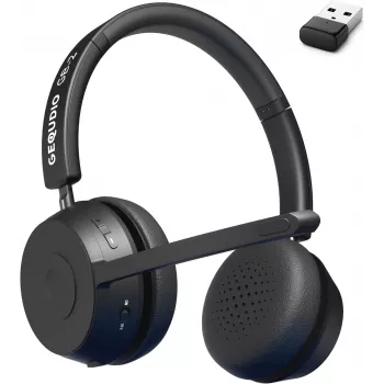 GEQUDIO Bluetooth Headset GB-2 mit Ladestation - Headset