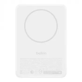 Belkin BoostCharge Slim Magnetic Power Bank 10.000 mAh Qi2 15W Weiß