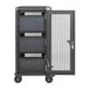 Manhattan 181471 30-Bay USB-C-Ladewagen, 30 W pro Port, Schwarz