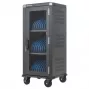 Manhattan 181471 30-Bay USB-C-Ladewagen, 30 W pro Port, Schwarz