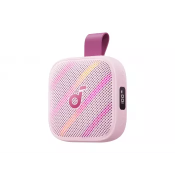 Anker Soundcore Boom Go 3i tragbarer Bluetooth-Lautsprecher, 15 W, wasserdicht, pink