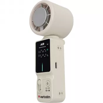 Verbatim Cool inchn´Go Ice Touch Mini Handheld Fan Weiß/Silber 32348