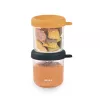 BEABA Glass Jar Set mit Deckeln 2 x 250 ml Night Blue/Honey