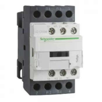 APC Schneider Electric LC1D128P7 TeSys D Schütz, 3-polig, 12 A, 230 V AC, 1 NO + 1 NC Hilfskontakt