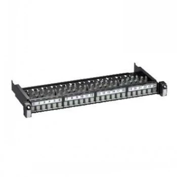 Schneider Electric Actassi S1 Netzwerk-Patchpanel 24xRJ45 STP Cat6A 1U Weiß