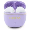 GUESS Glossy Gold Line Classic TWS Earbuds - Lila