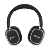 Guess Bluetooth Over-Ear Kopfhörer ENC Rectangle Metal Script Schwarz