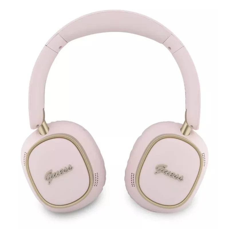 Guess Bluetooth Over-Ear Kopfhörer ENCRectangle Metal Script Pink