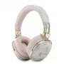 Guess Over-Ear Bluetooth Kopfhörer ENC Metal 4G Script Logo Pink