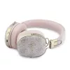 Guess Over-Ear Bluetooth Kopfhörer ENC Metal 4G Script Logo Pink