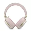 Guess Over-Ear Bluetooth Kopfhörer ENC Metal 4G Script Logo Pink