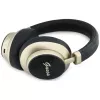 Guess GUE005456 Bluetooth Over-Ear Kopfhörer mit ENC, 4G Gold Script Metal, Schwarz