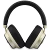 Guess GUE005456 Bluetooth Over-Ear Kopfhörer mit ENC, 4G Gold Script Metal, Schwarz