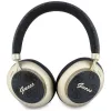 Guess GUE005456 Bluetooth Over-Ear Kopfhörer mit ENC, 4G Gold Script Metal, Schwarz