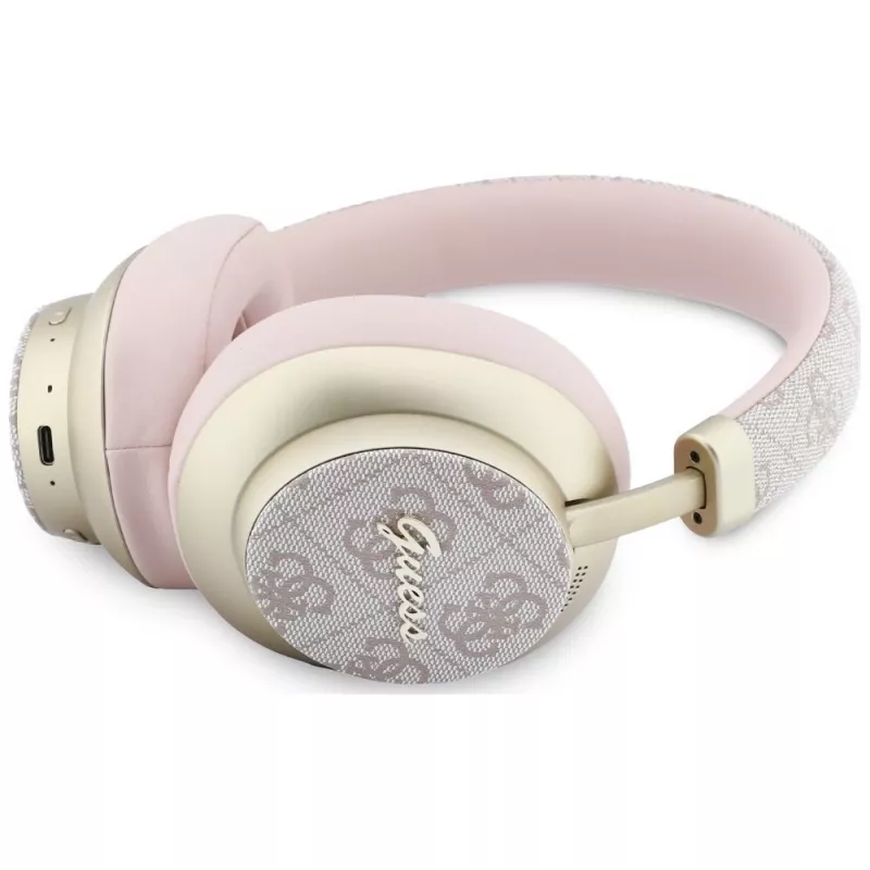 Guess GUE005458 Over-Ear Bluetooth-Kopfhörer mit ENC, Pink