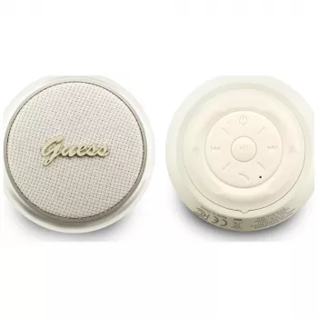 GUESS Bluetooth Lautsprecher 5W Script MetalLogo Gold