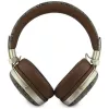Guess GUE005462 Bluetooth Over-Ear-Kopfhörer mit ENC, Metalldesign, 4G Script Logo, Braun