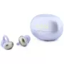 GUESS Open-Ear Wireless Kopfhörer mit Metallic-Finish und elektroplattierten Teilen, klassisches Logo, Lila
