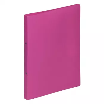 PAGNA Ringbuch A4 16 mm PP 2-Ring-Mechanik Dunkelrosa