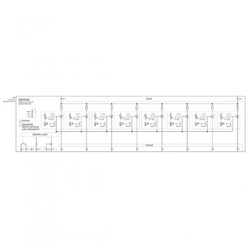 Siemens SITOP SEL1400 Selektivmodul DC 24 V/8 x 2,1 A (6EP4438-7EB00-3DX0)
