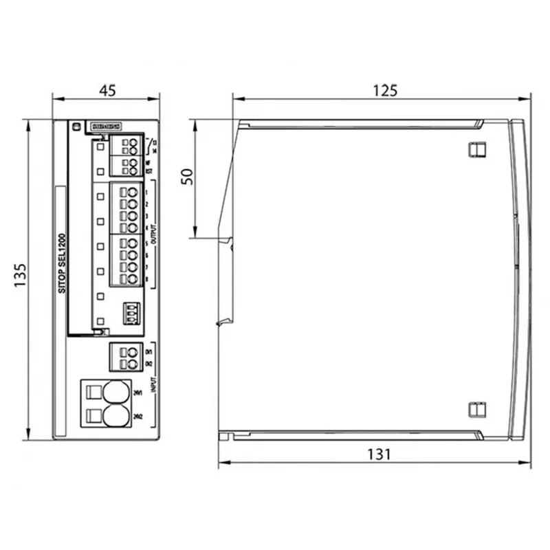 Siemens SITOP SEL1400 Selektivmodul DC 24 V/8 x 2,1 A (6EP4438-7EB00-3DX0)