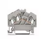 WAGO 280-641 3-Leiter-Durchgangsklemme, 2,5 mm, Grau