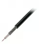 EFB Elektronik RG174 U Koaxialkabel, 50 Ohm, Schwarz, 100m