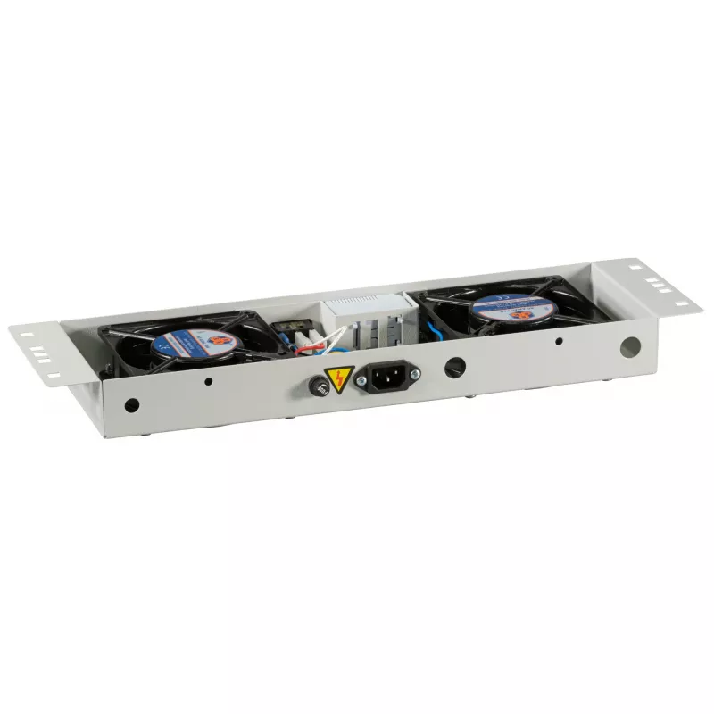 EFB-Elektronik BASIC Lüftereinheit 2-fach, inkl. Thermostat, RAL 9005 Plug & Play, für Wandgehäuse IP55