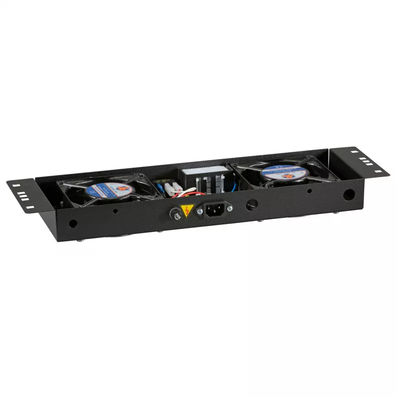EFB-Elektronik BASIC Lüftereinheit 2-fach, inkl. Thermostat, RAL 9005 Plug & Play, für Wandgehäuse IP55