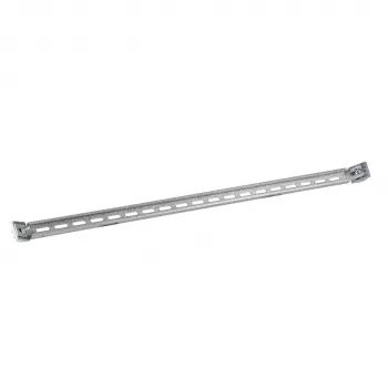 EFB Elektronik C-Profil-Schiene für Kabelmanagement, Tiefe 800 mm, feuerverzinkter Stahl, silber