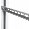EFB Elektronik C-Profil-Schiene für Kabelmanagement, Tiefe 800 mm, feuerverzinkter Stahl, silber