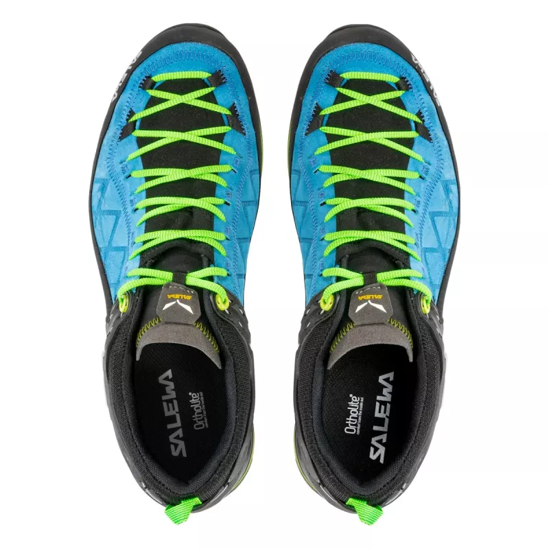 Salewa Mountain Trainer 2 GTX Trekking Schuhe - Blau/Neon Grün, Größe 46
