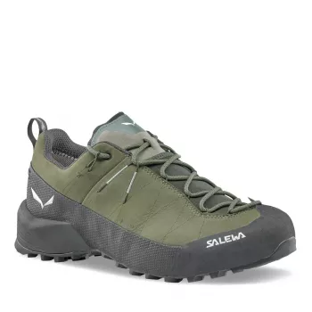 Salewa Wildfire Leather 2 GTX Zustiegs- und Wanderschuh - Faded Green/Black, EU 46.5