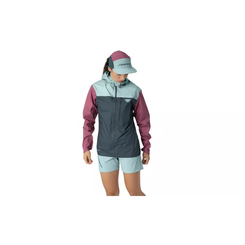 SALEWA Dynafit Traverse 3L Jacket Women's - Cinder/Cloud Blue, XS