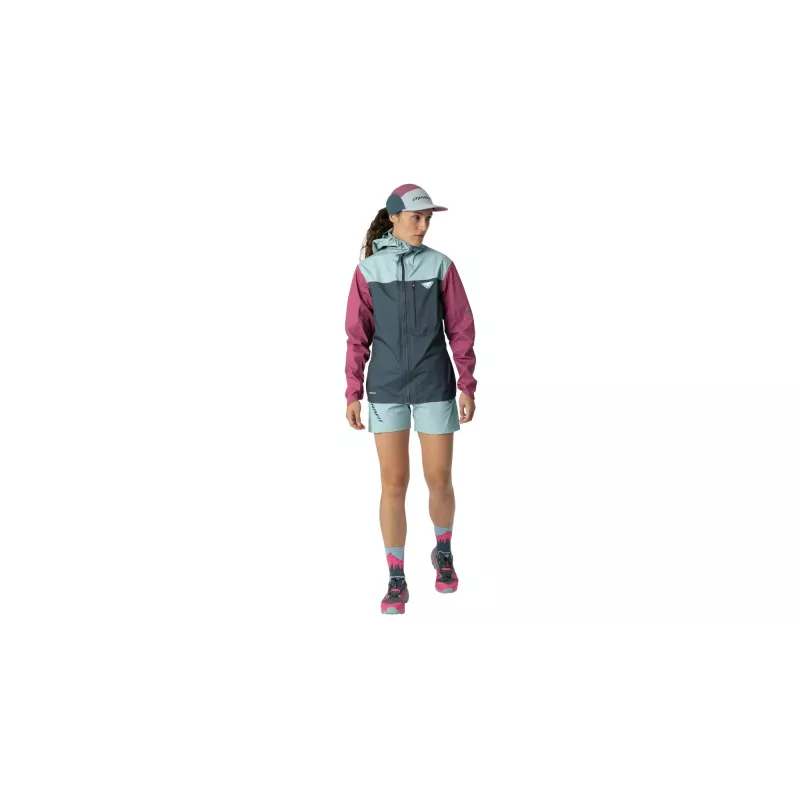 SALEWA Damen Dynafit Traverse 3L Jacke - Cinder/Cloud Blue, Größe S