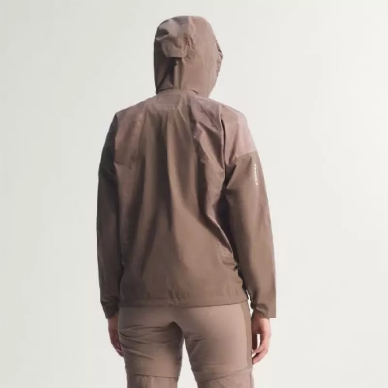 adidas TERREX Xperior 2.5L Hybrid Primeknit Climaproof Jacket - Trace Brown - Größe S